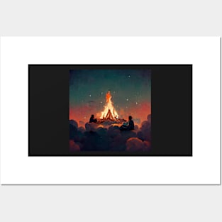 Campfire in Heaven - best selling Posters and Art